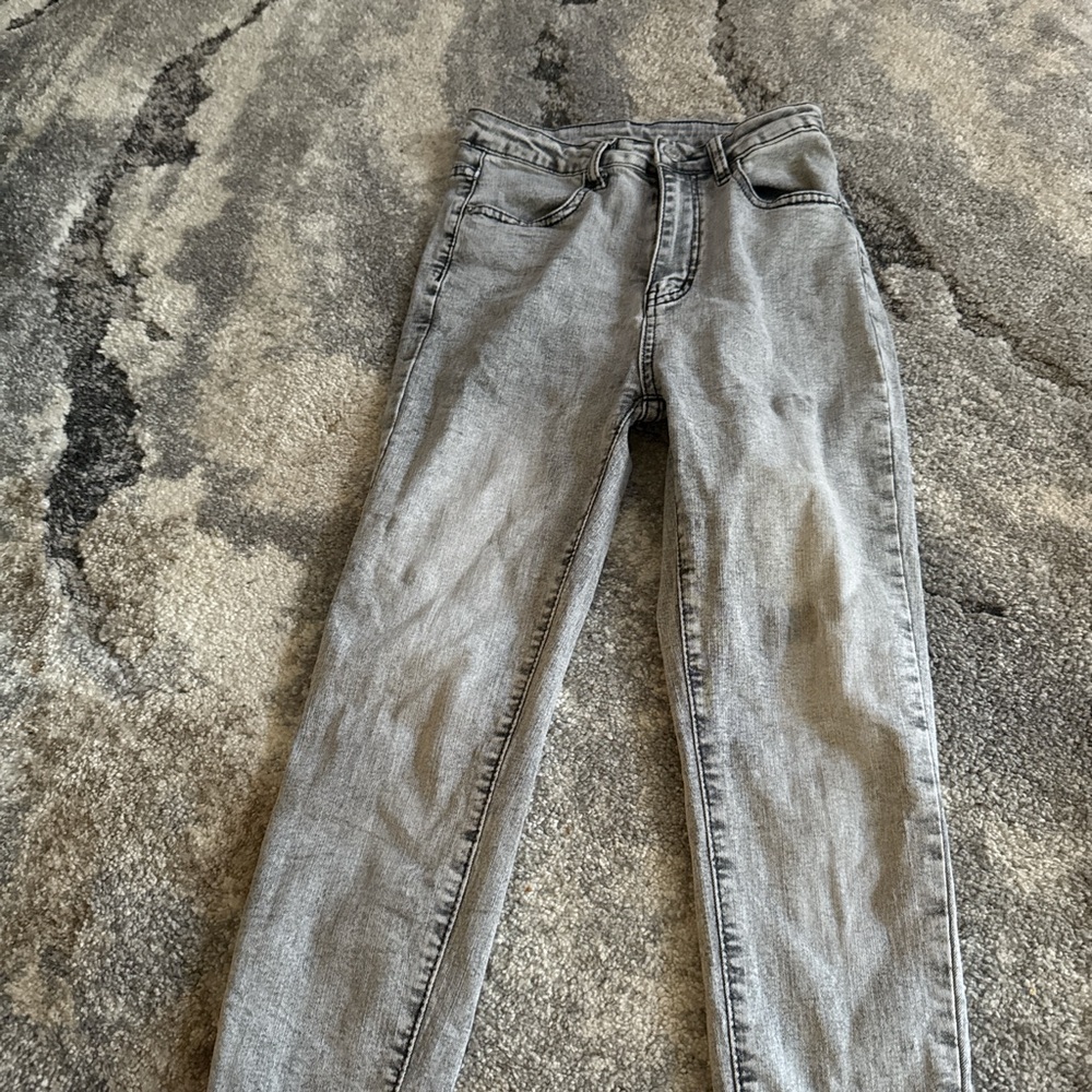 Gray Denim Jeans